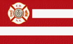 Flagge vom New York Fire Department