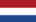 Flagge der Niederlande