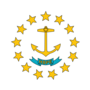 Flagge von Rhode Island