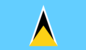 Flagge von St. Lucia