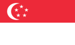 Flagge von Singapur