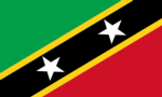 Flagge von Saint Kitts und Nevis