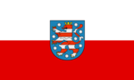 Landesflagge von Thüringen