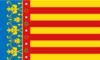 Flagge der Region Valencia