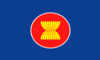 Flagge des Verbandes Südostasiatischer Nationen