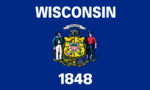 Flagge von Wisconsin