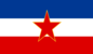 Flagge vom ehem. Jugoslawien