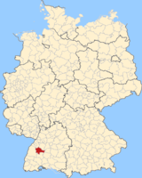 Karte Landkreis Freudenstadt