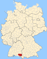 Karte Landkreis Ravensburg