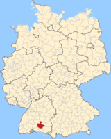 Karte Landkreis Sigmaringen