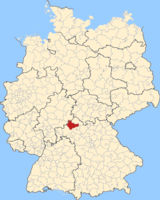 Karte Landkreis Bad Kissingen
