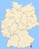 Karte Landkreis Berchtesgadener Land