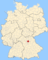 Karte Landkreis Forchheim