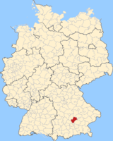Karte Landkreis Freising