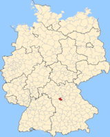 Karte Landkreis Fürth