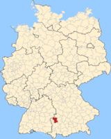 Karte Landkreis Günzburg