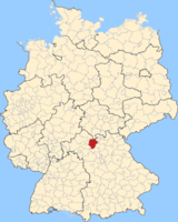 Karte Landkreis Haßberge