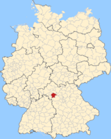 Karte Landkreis Kitzingen