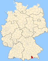 Karte Landkreis Miesbach