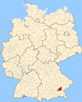 Karte Landkreis Mühldorf am Inn