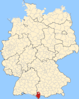 Karte Landkreis Oberallgäu