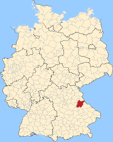 Karte Landkreis Schwandorf
