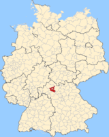 Karte Landkreis Schweinfurt