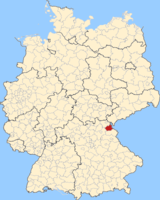 Karte Landkreis Wunsiedel im Fichtelgebirge