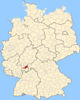 Karte Landkreis Darmstadt-Dieburg