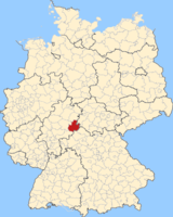 Karte Landkreis Fulda