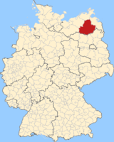 Karte Landkreis Mecklenburgische Seenplatte