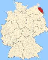Karte Landkreis Vorpommern-Greifswald