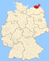 Karte Vorpommern-Rügen