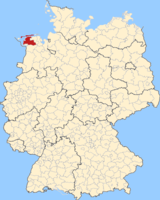 Karte Landkreis Aurich