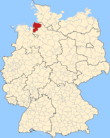 Karte Landkreis Cuxhaven