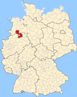 Karte Landkreis Osnabrück