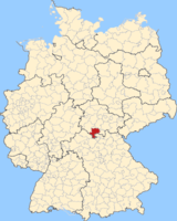 Karte Landkreis Hildburghausen