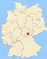 Karte Landkreis Saalfeld-Rudolstadt