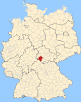 Karte Landkreis Schmalkalden-Meiningen