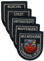 5 Abzeichen Freiwillige Feuerwehr Rotenburg / Wümme