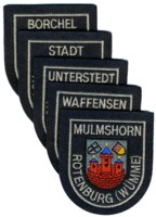 5 Abzeichen Freiwillige Feuerwehr Rotenburg / Wmme