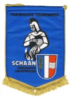 Wimpel Freiwillige Feuerwehr Schaan / Liechtenstein
