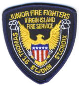 Abzeichen Junior Fire Fighters Virgin Islands