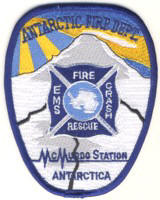 Abzeichen McMurdo Station Antarctica Fire Depertmant