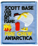 Abzeichen Fire Crew Scott Base / Antarctica