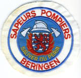 Abzeichen Sapeaus Pompiers Beringen