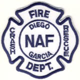 Abzeichen Fire Department Diego Garcia