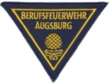 Abzeichen Berufsfeuerwehr Augsburg in gold