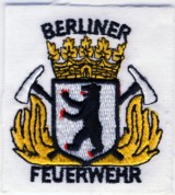 Abzeichen Feuerwehr Berlin in wei