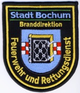 Abzeichen Feuerwehr Bochum in gold